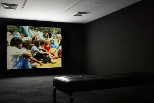 Madeline McGrady & Richard Bell, We Fight (1982), single-channel film, installation view, photograph: Susannah Wimberley